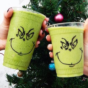 grinch smoothie  at Good Vibes Juice in Largo