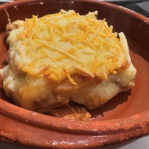 Pastel de pastor vegano.  at Bambú in Vigo