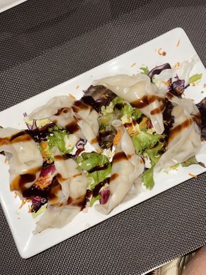 Gyozas  at Bambú in Vigo