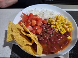 Burrito bowl at Bambú in Vigo