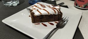 Tarta de zanahoria at Bambú in Vigo