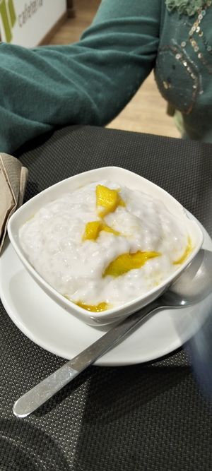 Arroz con leche at Bambú in Vigo