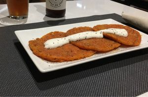 Red pepper and lots of good things  at Bambú in Vigo