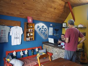 Reception. at Pousada Rosa Verde in Imbituba