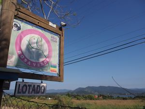 The landscape from the Pousada Rosa Verde is beautiful. Here is a small portion of it.  at Pousada Rosa Verde in Imbituba