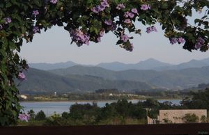 Landscape from the Pousada Rosa Verde. at Pousada Rosa Verde in Imbituba