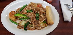 Vegan pad thai. at Na-Ha-Thai's Kitchen in Guelph