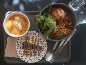 All dishes from the daily menu at Väcka in Barcelona