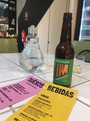 Hipster water  at Väcka in Barcelona