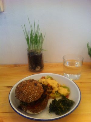 Menu of the day - excellent at Väcka in Barcelona