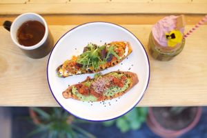 Boniatoast at Väcka in Barcelona