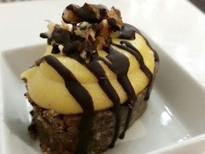 Cinnamon roll at Väcka in Barcelona