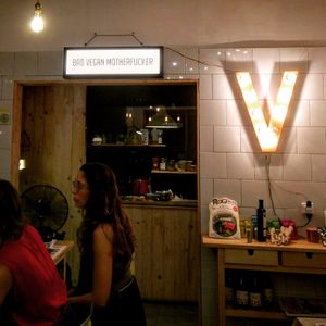 Inside at Väcka in Barcelona