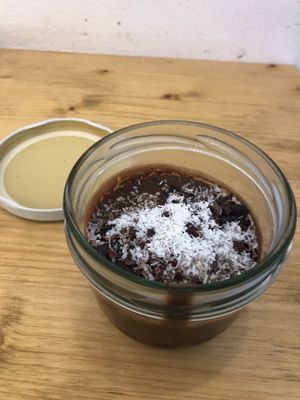 Chocolate mousse  at Väcka in Barcelona