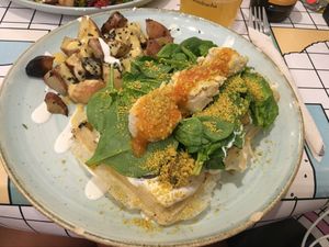 Waffle Oh La Vache  at Väcka in Barcelona