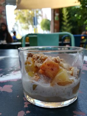 postre del menu at Väcka in Barcelona