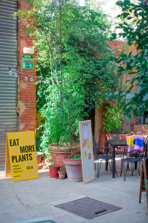 The ¨Patio¨ at Väcka in Barcelona