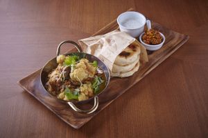 Cauliflower balti at Etnosvet in Prague