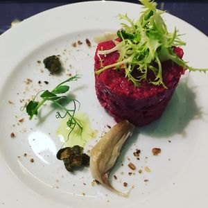 First course on the tasting menu  at Etnosvet in Prague