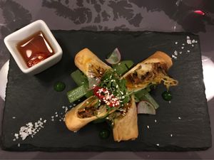 Spring rolls  at Etnosvet in Prague