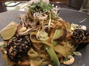 Smoked tempeh curry  at Etnosvet in Prague