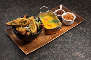 Sri Lankan broccoli roti - menu 2019 at Etnosvet in Prague