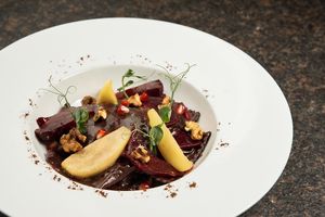 Glass noodle salad - new at autumn menu 2019 at Etnosvet in Prague