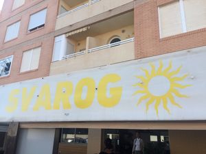 Sign  at Svarog in Guardamar Del Segura