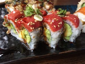 Vegan tuna pretty spot on at Blue Sushi Sake Grill in Denver