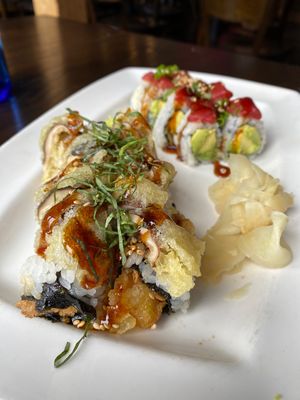 Some vegan rolls at Blue Sushi Sake Grill in Denver