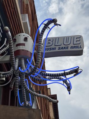 Pretty cool ! at Blue Sushi Sake Grill in Denver