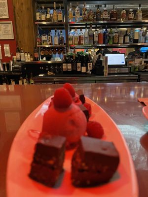 Vegan desert too!! at Blue Sushi Sake Grill in Denver