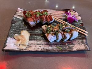 Vegan maki at Blue Sushi Sake Grill in Denver