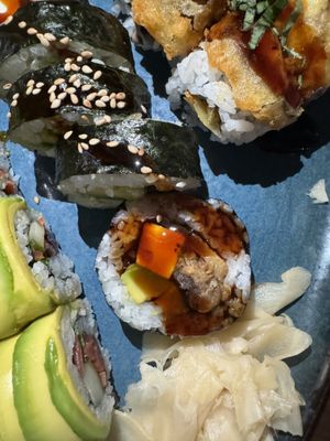 Unami maki (bbq eel so good!)  at Blue Sushi Sake Grill in Denver