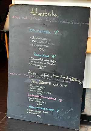 Specials - vegan waffles on Sundays! at Eisschmiede - Manufaktur fur Genuss in Dusseldorf