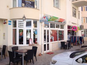 Outside at L'Oasis Italiana in Armacao De Pera