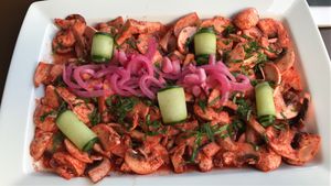 Aguachile de champiñones  at Nümen in Merida