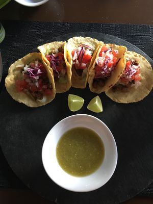 Castacan tacos at Nümen in Merida