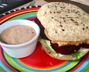 Hummus de Jitomate  at Nümen in Merida