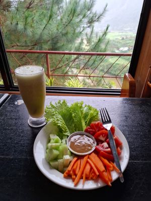Salad mix at Gaia in Sagada
