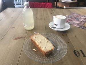 Zitronenkuchen at Cafe Leander in Bamberg