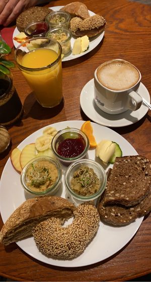 Veganes Frühstück herzhaft  at Cafe Leander in Bamberg