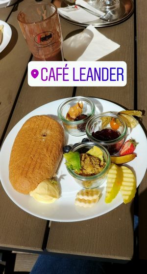 vegan breakfast at Cafe Leander in Bamberg