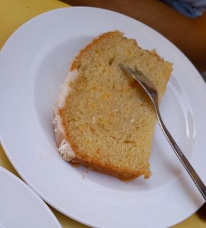 Mandarinenkuchen at Cafe Leander in Bamberg