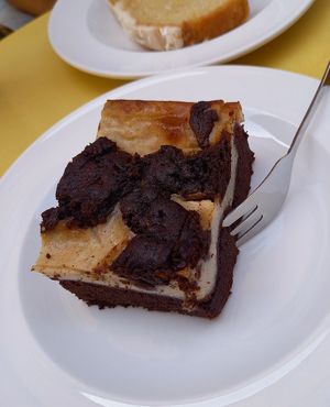 Zupfkuchen at Cafe Leander in Bamberg