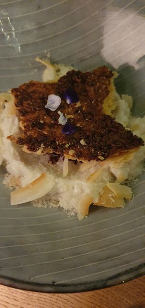 really good coconut rice dessert at TIAN Bistro am Spittelberg in Vienna