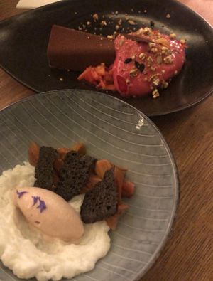 desserts at TIAN Bistro am Spittelberg in Vienna