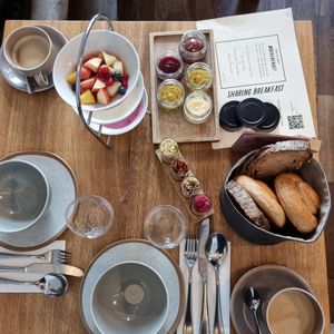 Sharing Breakfast at TIAN Bistro am Spittelberg in Vienna