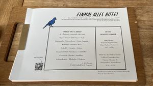 Menu  at TIAN Bistro am Spittelberg in Vienna