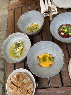 Starters  at TIAN Bistro am Spittelberg in Vienna